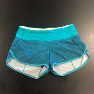 Lululemon turquoise short